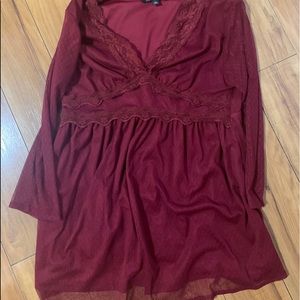 NWOT Suzanne Betro tunic top